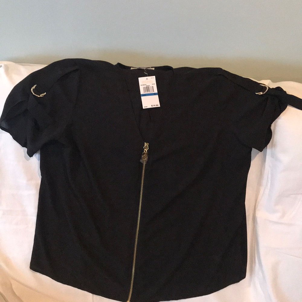 MICHAEL Michael Kors blouse with zipper front